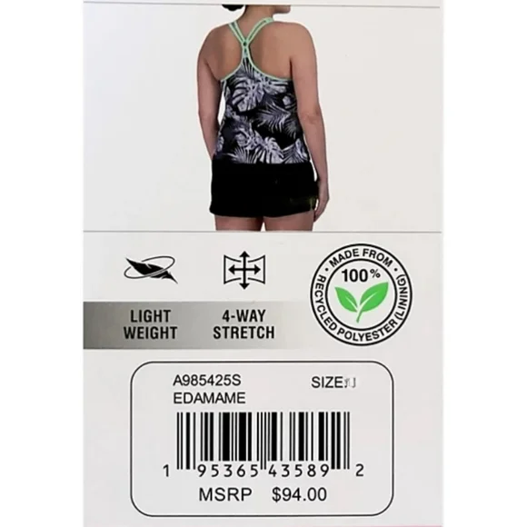 ZeroXposur Womens 2 PC SET UPF 30+ Tankini Swimsuit NWT - Picture 5 of 5